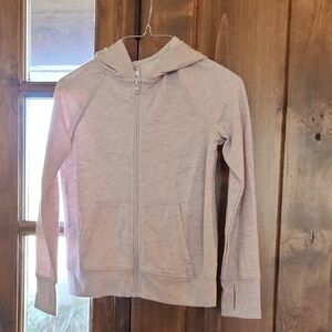 90 Degree By Reflex Light Gray Zip-Up Jacket